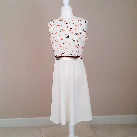 Vintage 1970's Bleeker Street Sleeveless Dress Set Size M Button Up Shirt - Picture 3 of 10